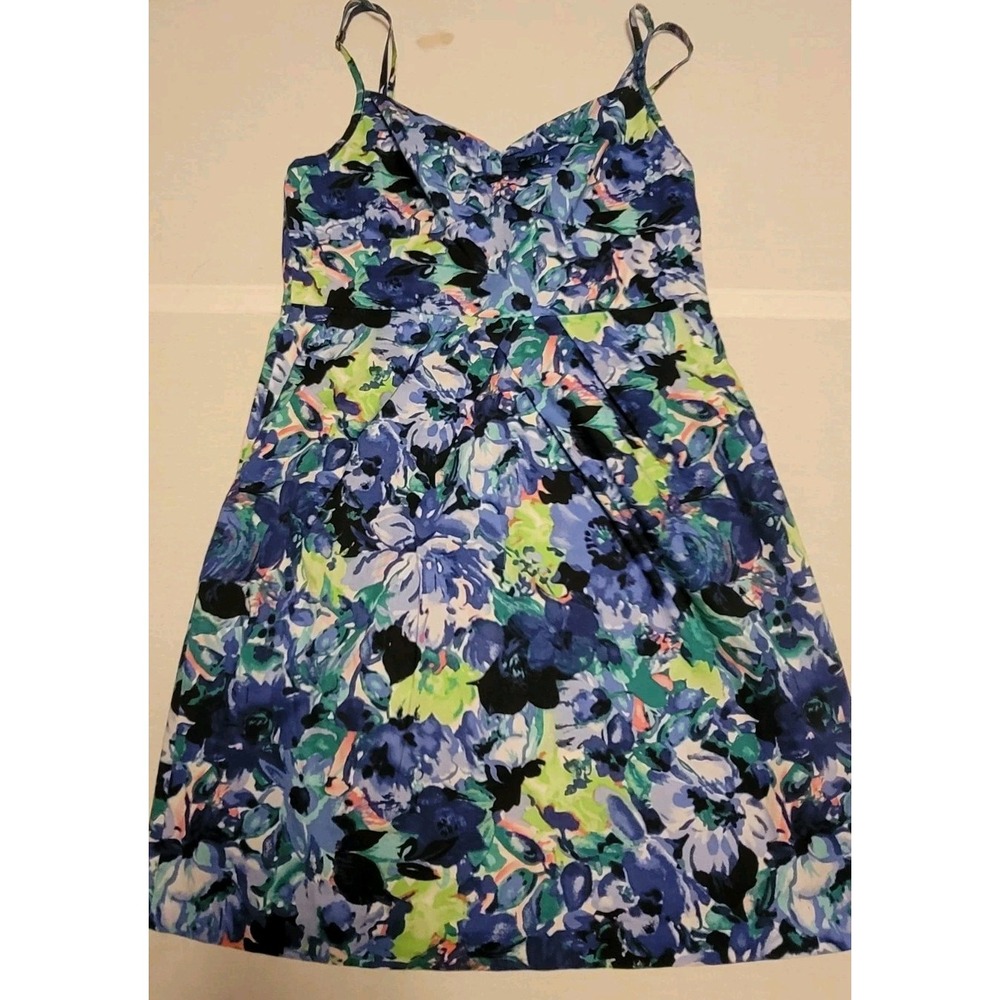 Jack by BB Dakota Floral Dress Medium 100% Cotton Pockets Fit & Flare Sundress - Picture 4 of 15